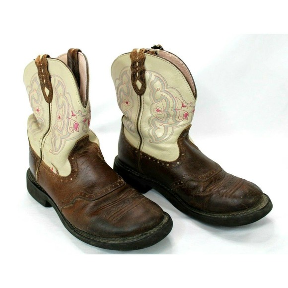 Justin Gypsy Fatbaby L9924 Boots Cream 